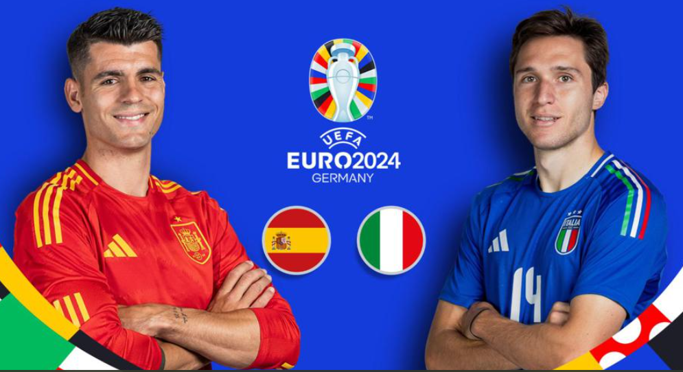 Spanyol vs Italia di Euro 2024. (Foto/Tangkapan layar laman UEFA)