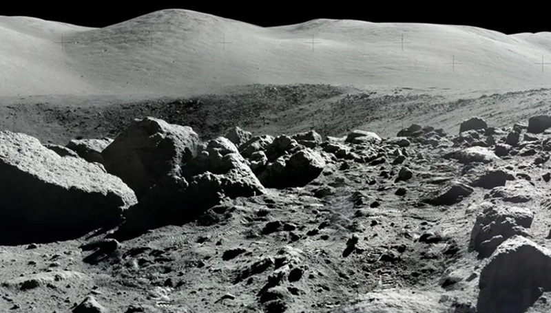 batu-batuan bulan (Foto/NASA)
