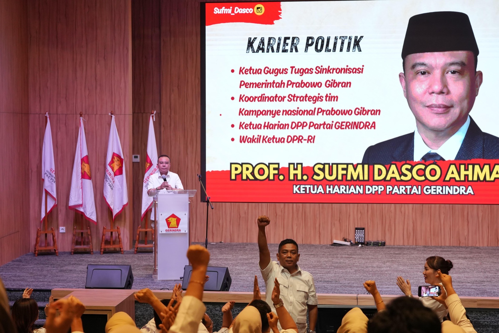 Ketua Harian DPP Partai Gerindra Sufmi Dasco Ahmad. (Foto/Dok Gerindra).