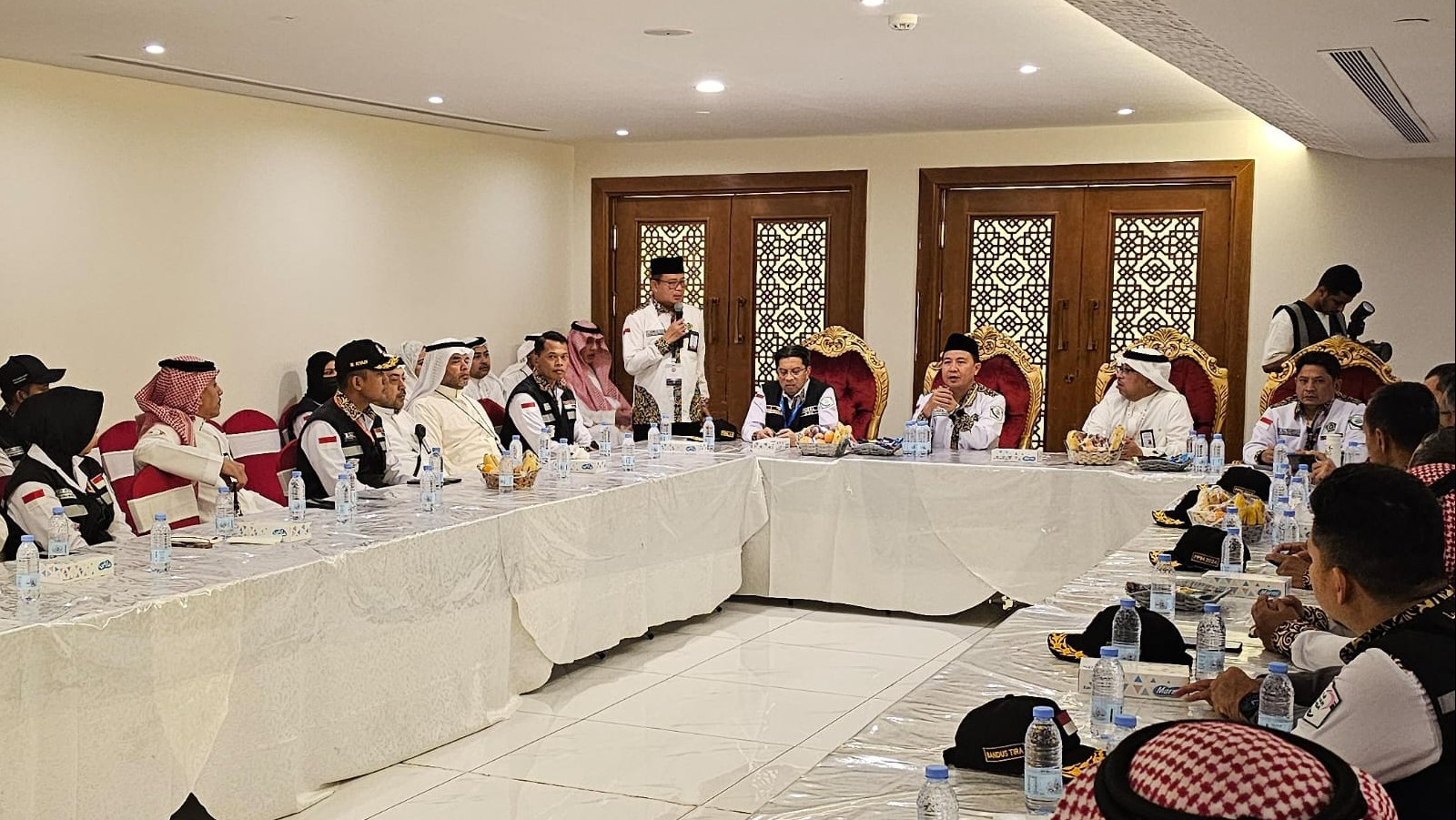 Pertemuan PPIH dan Masyariq di Makkah. (Foto/Kemenag)