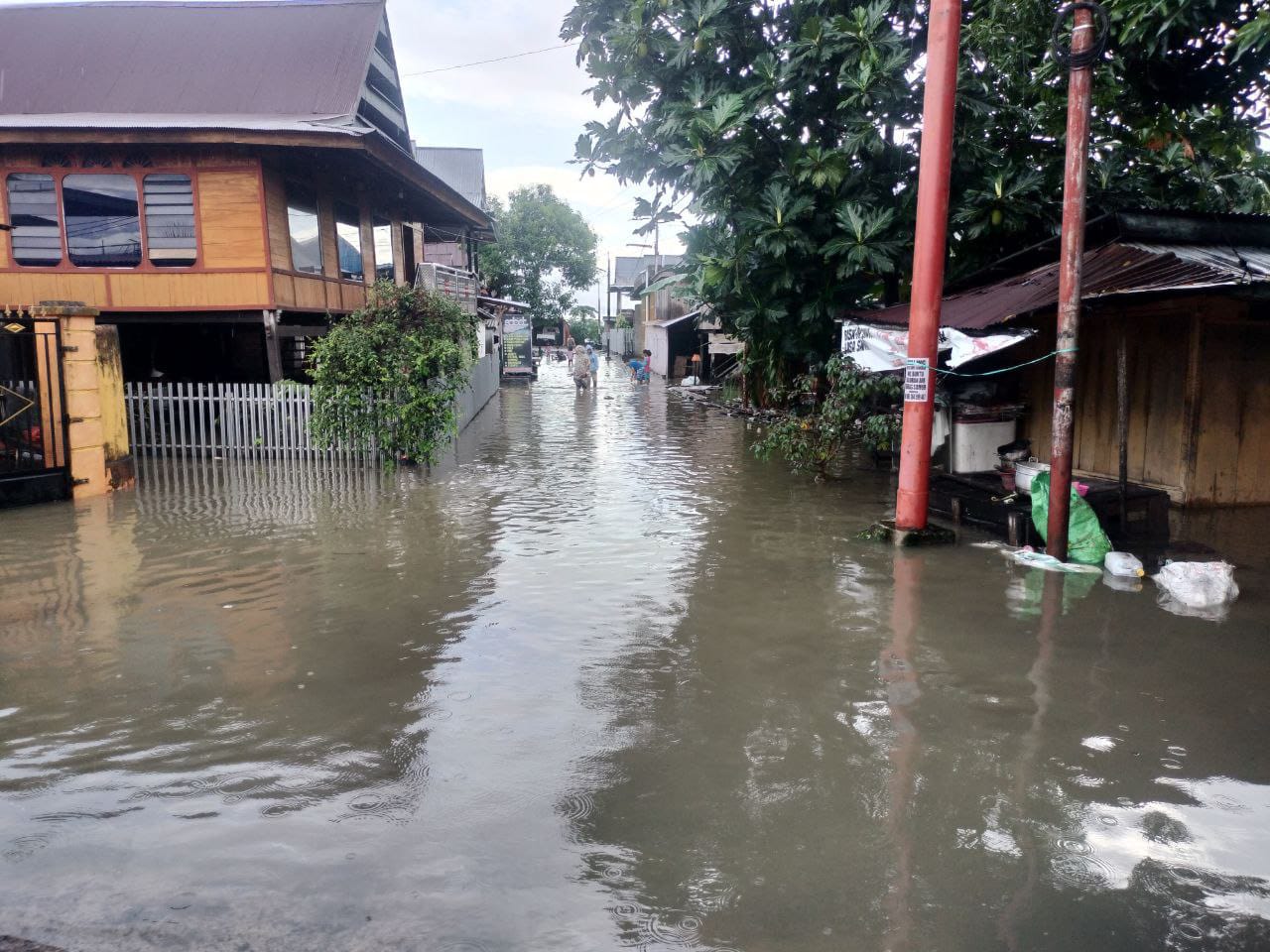 Banjir di Kabupaten Sidenreng Rappang. (Foto/BNPB)