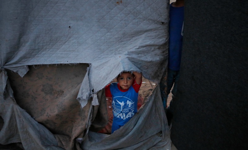 Kondisi anak-anak di Rafah sangat menyedihkan (Foto/UNRWA)