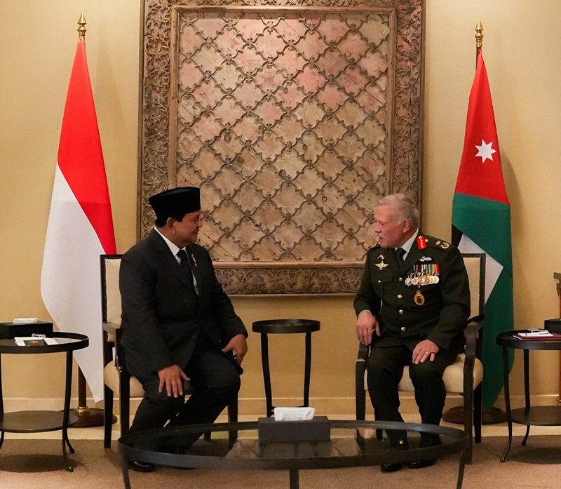 Prabowo-Raja Abdullah siap membicarakan soal Gaza (Foto/Ist)