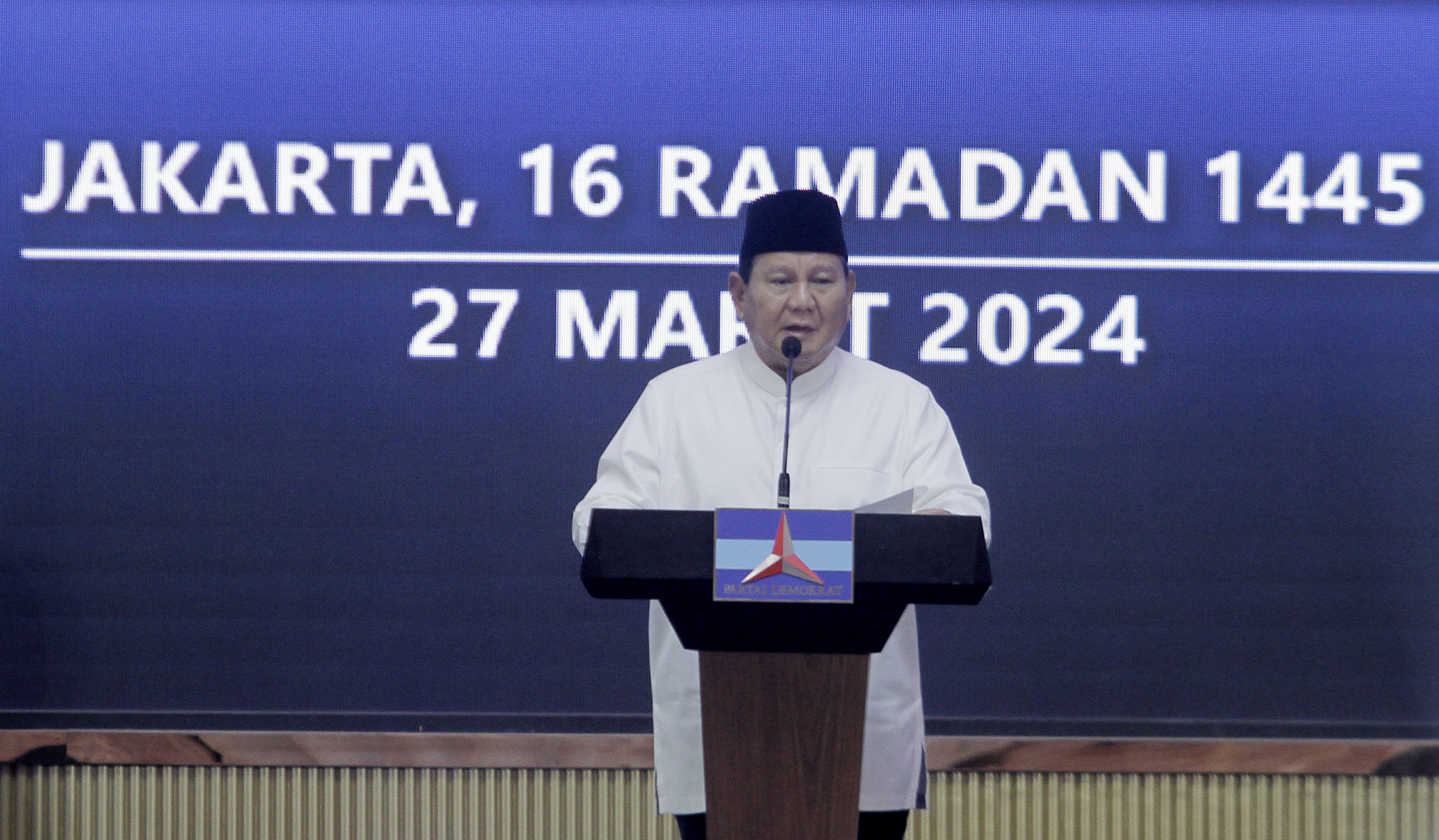 Presiden terpilih Prabowo Subianto. (BeritaNasional/Oke Atmaja).