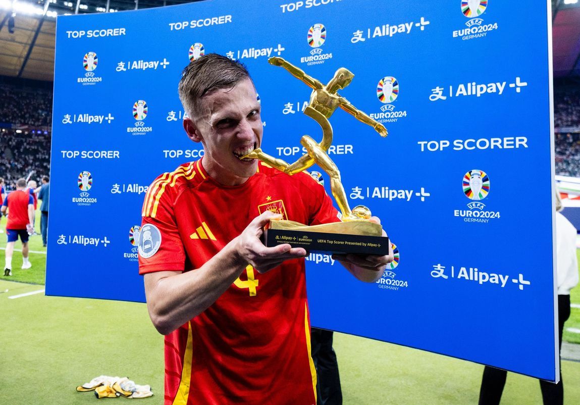 Pemain Timnas Spanyol Dani Olmo. (Foto/instagram/sefutbol).