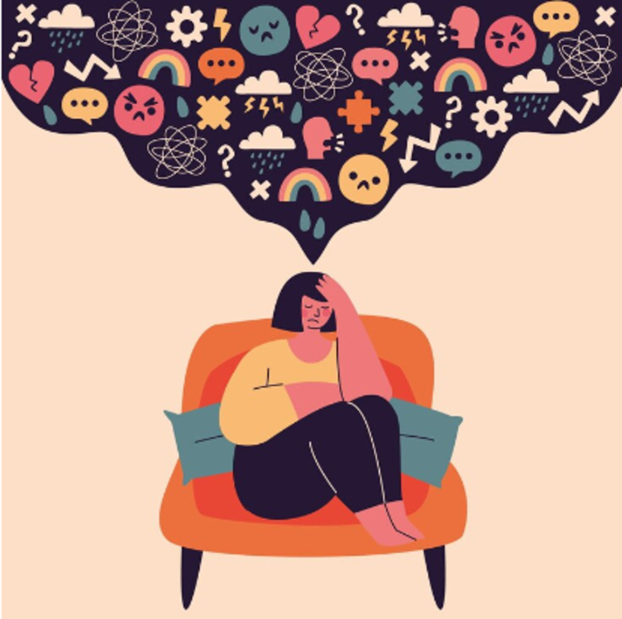 Ilustrasi overthinking. (Foto/Freepik)