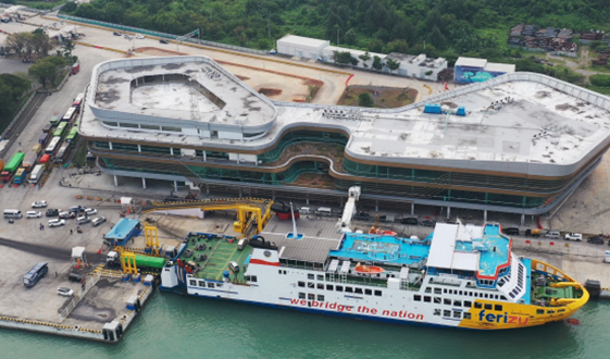 Pelabuhan Bakauheni, Provinsi Lampung. (Foto/ASDP)