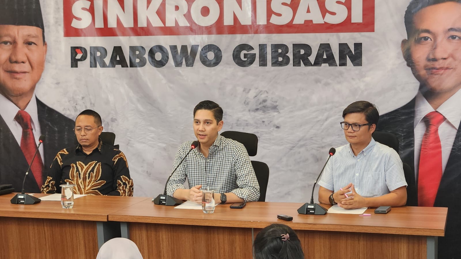 Tim sinkronisasi Prabowo-Gibran. (BeritaNasional/Panji Septo).