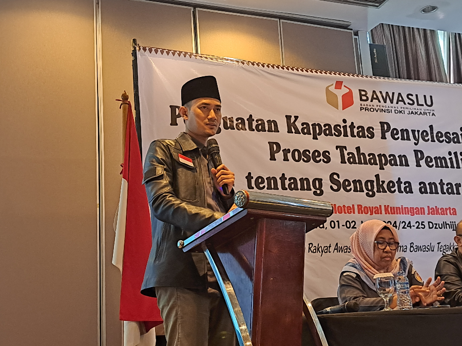 Ketua Bawaslu DKI Jakarta, Munandar Nugraha. (Foto/Lidya)