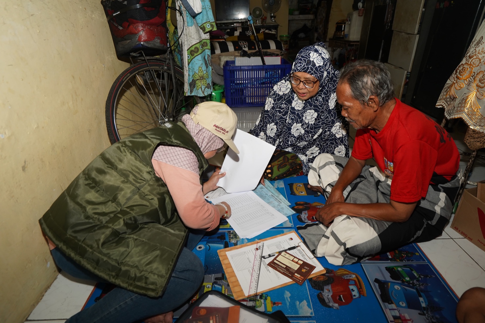 KPU DKI Jakarta mulai melakukan coklit. (Foto/KPU DKI Jakarta).