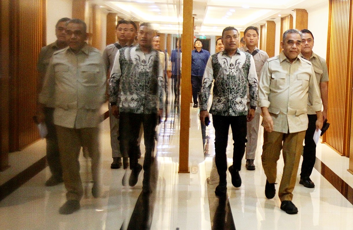 Sekjen Partai Gerindra Ahmad Muzani. (BeritaNasional/Oke Atmaja).