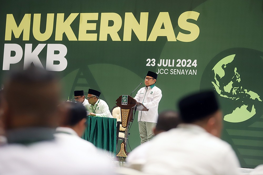 Ketua Umum PKB, Muhaimin Iskandar. (BeritaNasional/Elvis Sendouw))