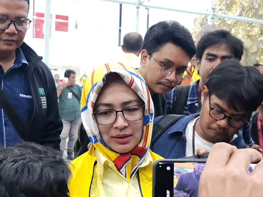 Airin Rachmi Diany digadang-gadang maju di Pilkada Banten 2024. (Foto/BeritaNasional/Panji Septo)