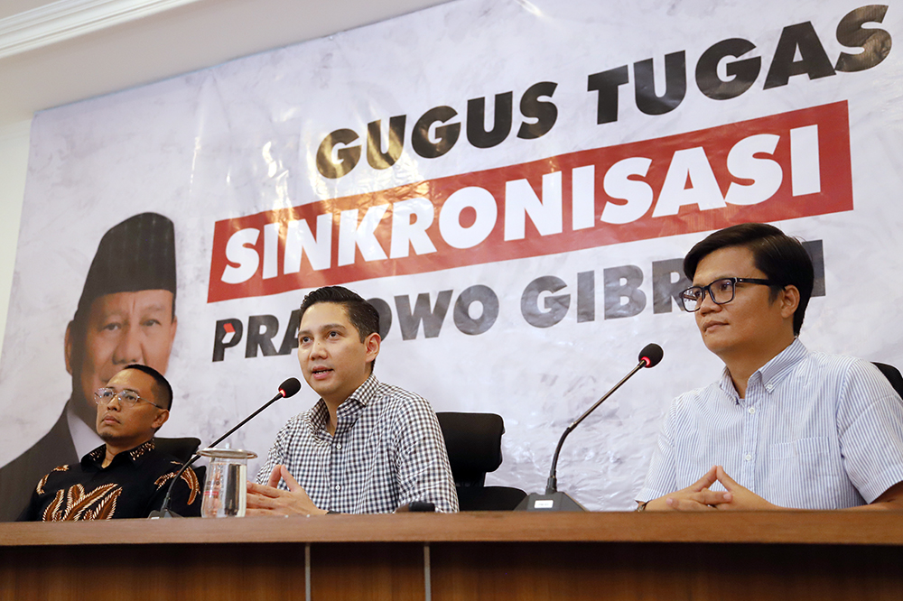 Gugus Tugas Sinkronisasi Prabowo-Gibran (Foto/Elvis)