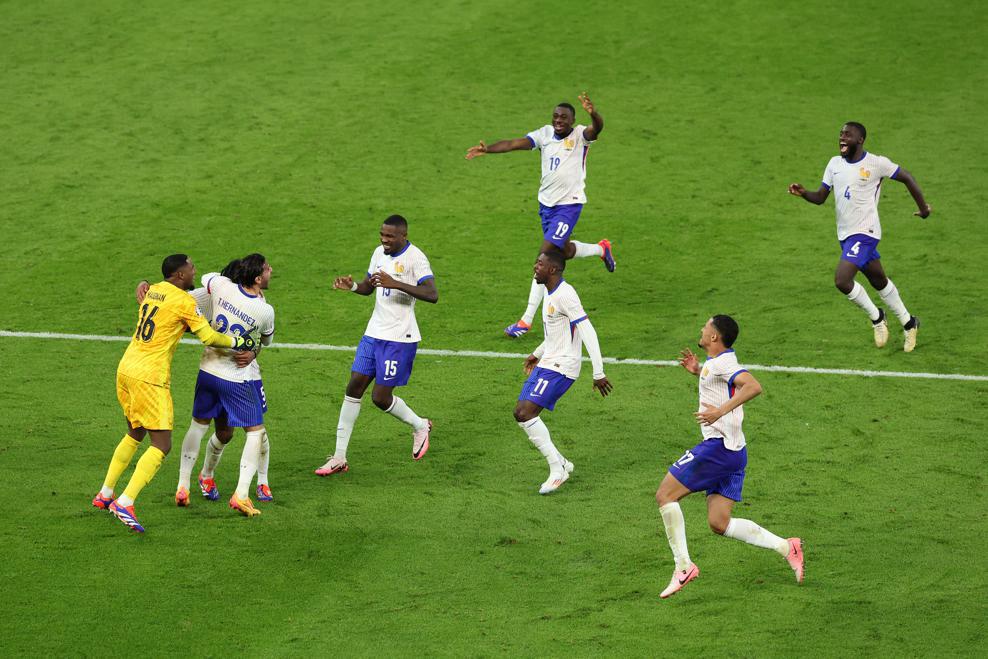 Timnas Prancis usai kalahkan Portugal di perempat final Euro 2024. (Foto/eufa.com).