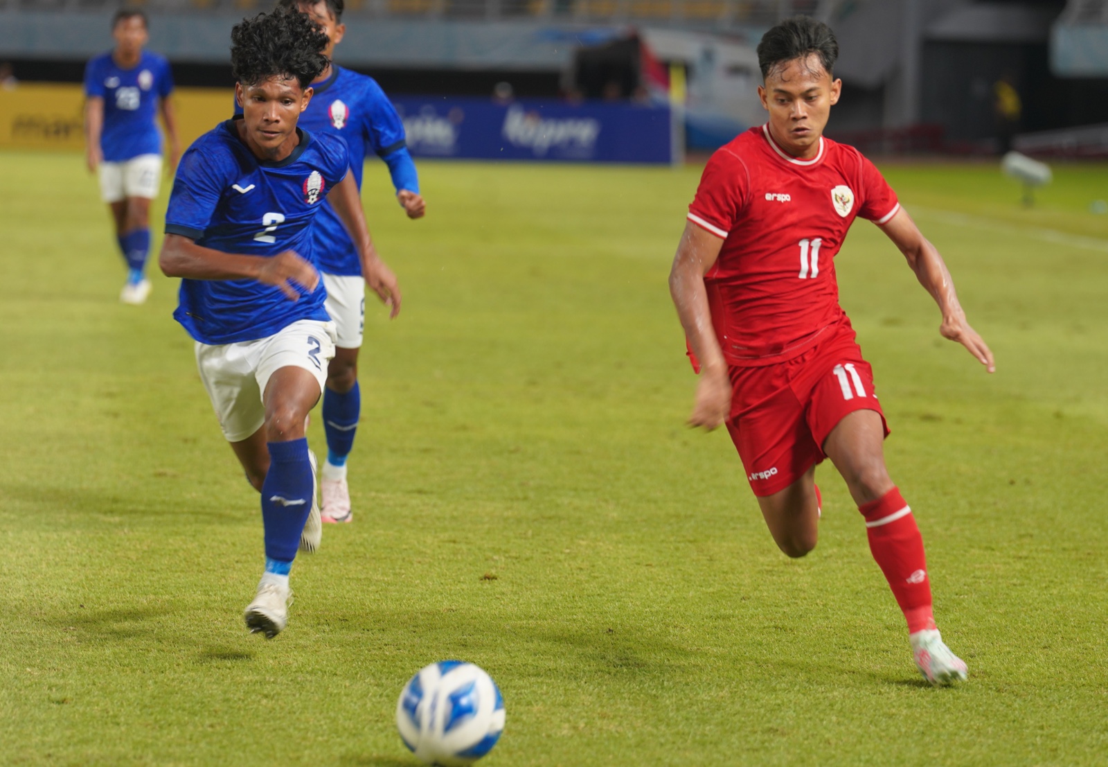 Timnas Indonesia vs Kamboja di Piala AFF U-19. (Foto/PSSI).