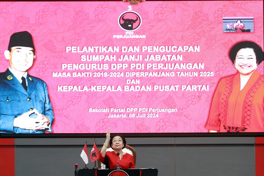 Ketua Umum PDIP Megawati Soekarnoputri. (Foto/Elvis)