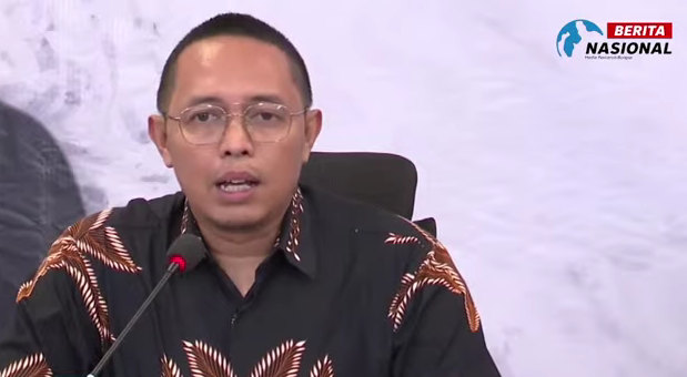 Anggota Tim Gugus Tugas Sinkronisasi Prabowo-Gibran Bidang Komunikasi, Hasan Nasbi. (BeritaNasional/Tangkapan Layar)