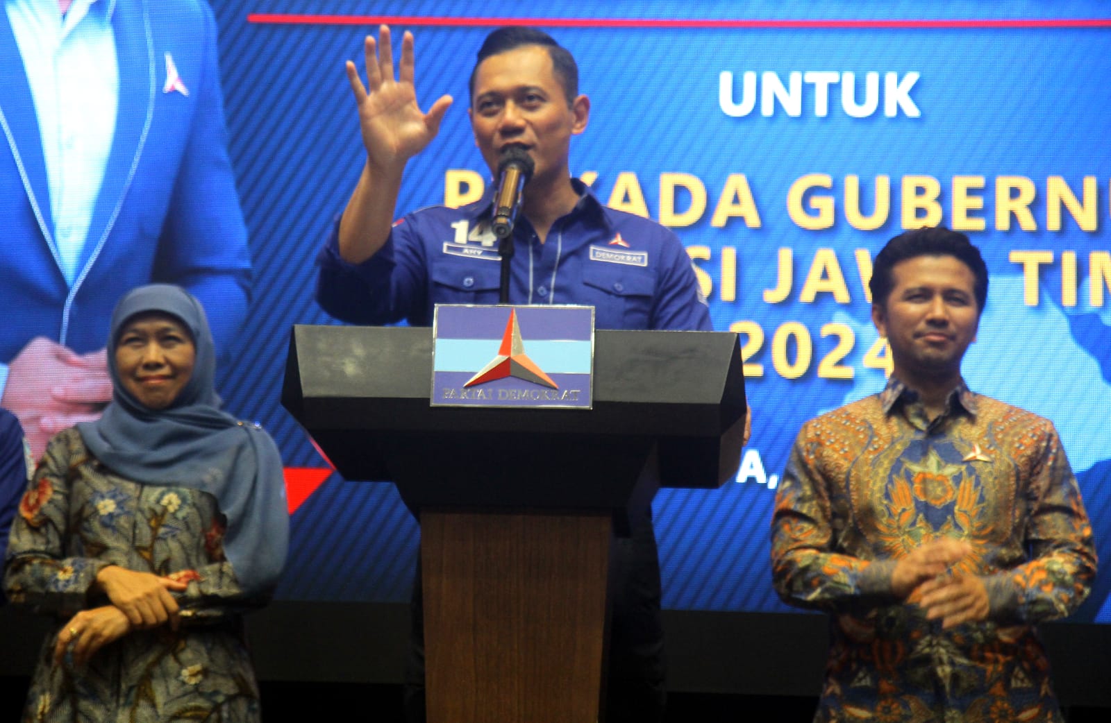 Ketua Umum Partai Demokrat Agus Harimurti Yudhoyono (AHY). (BeritaNasional/Oke Atmaja).