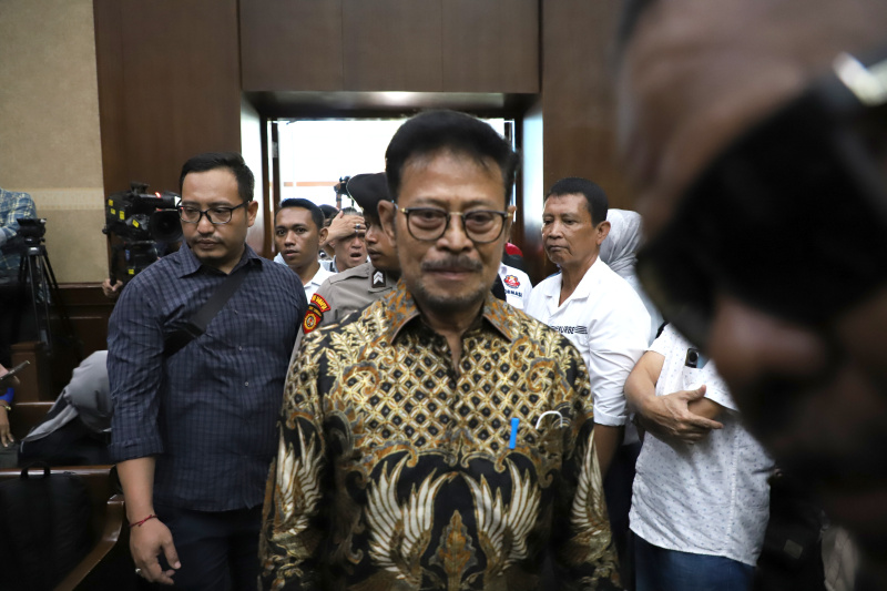 Mantan Menteri Pertanian Syahrul Yasin Limpo. (Foto/BeritaNasional.com)