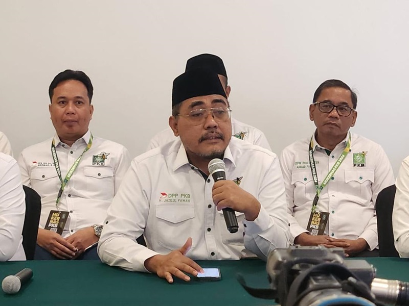 Jazilul Fawaid berbicara soal polemik PKB dengan PBNU (Beritanasional/Panji)