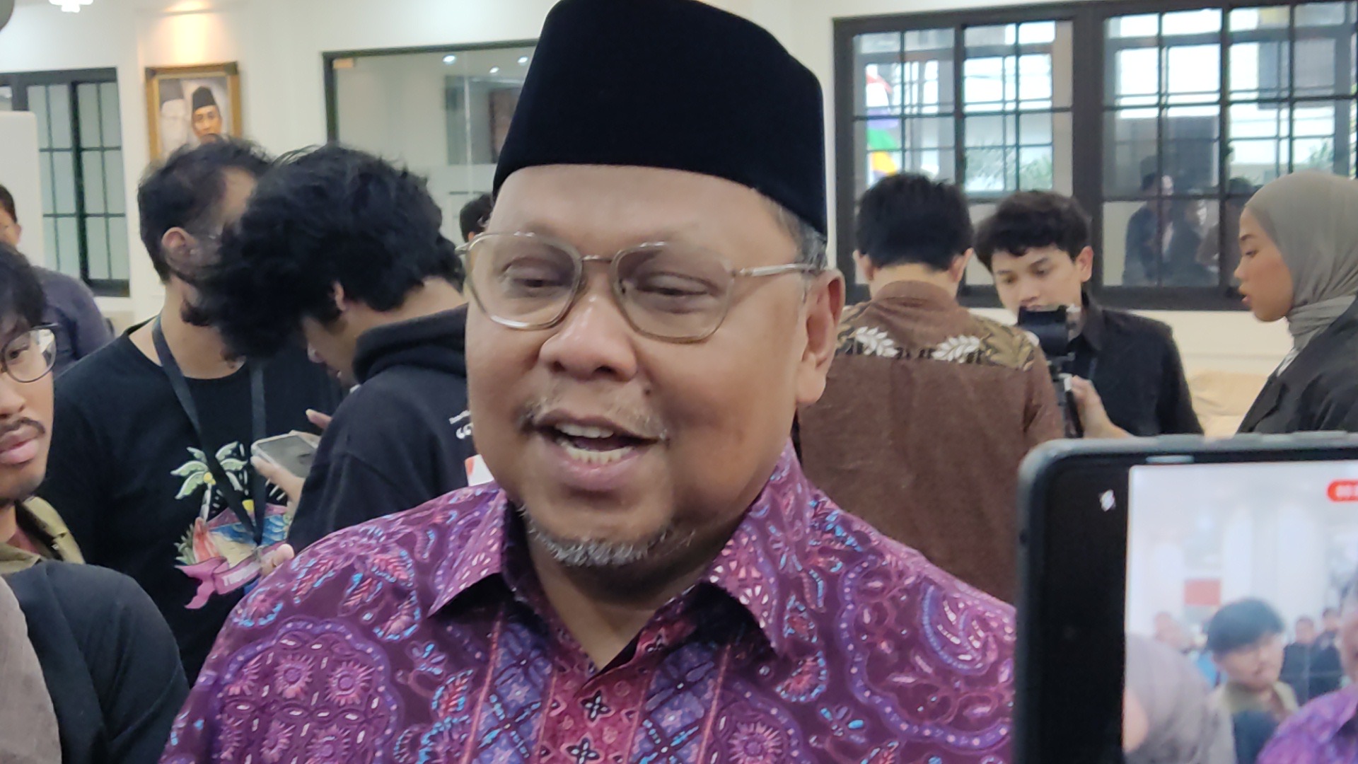 Mantan Sekjen PKB Lukman Edy. (BeritaNasional/Ahda Bayhaqi).