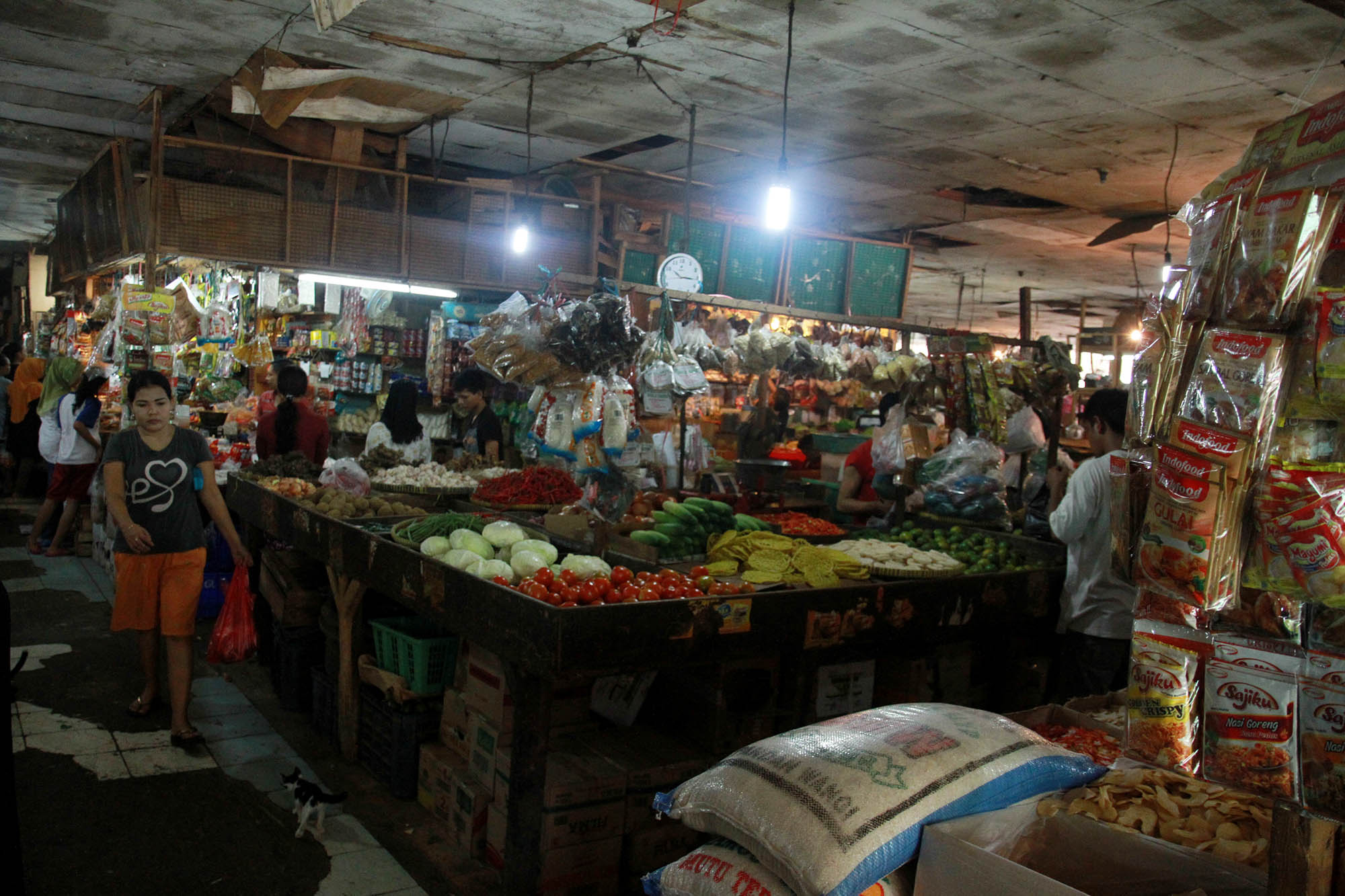 Suasana di Pasar Rumput, Jakarta, Senin (29/7/2024). (BeritaNasional.com/Oke Atmaja)