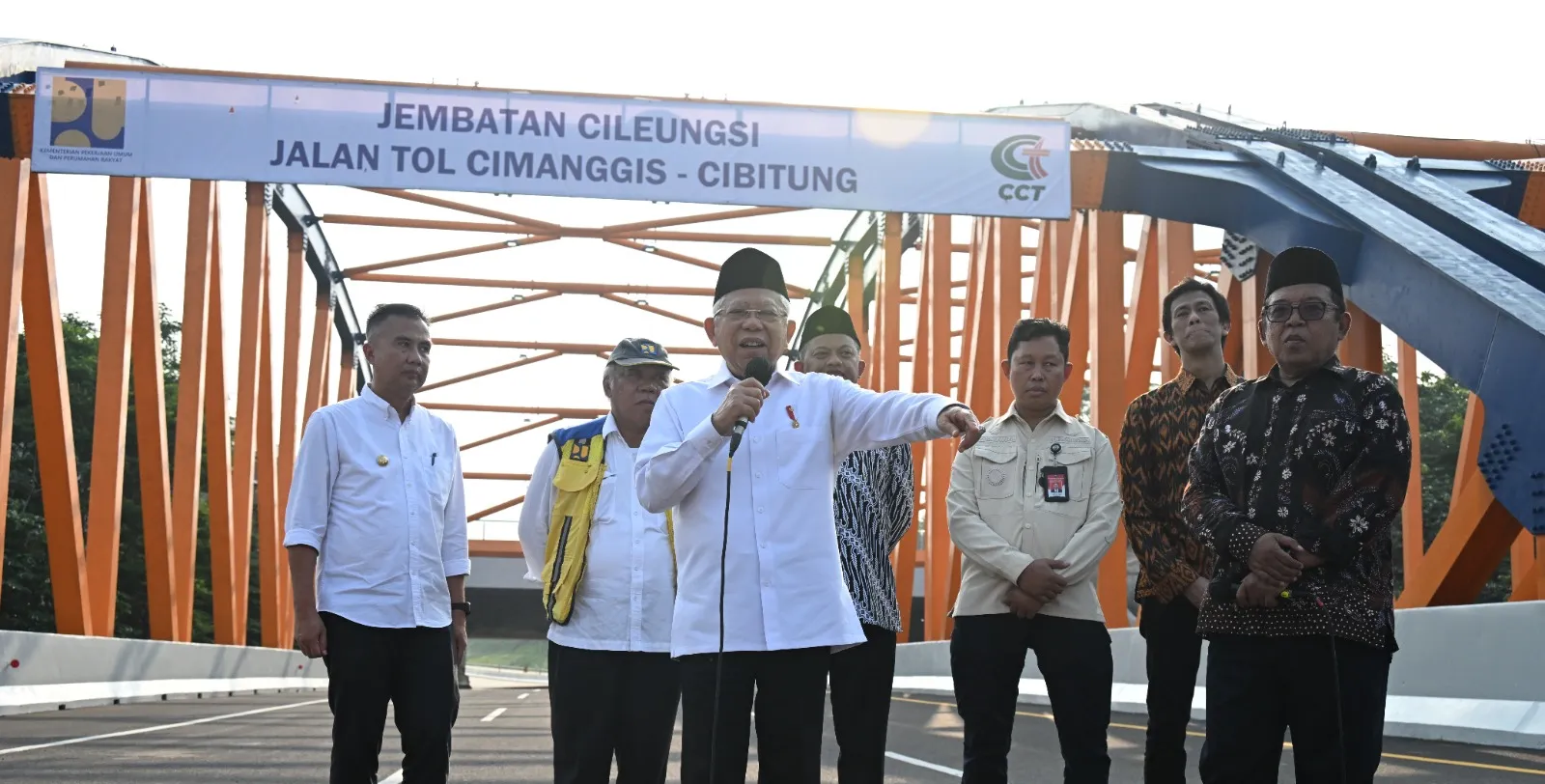 Wakil Presiden RI Ma'ruf Amin saat memberikan keterangan pers (Foto/Wapres.go.id)