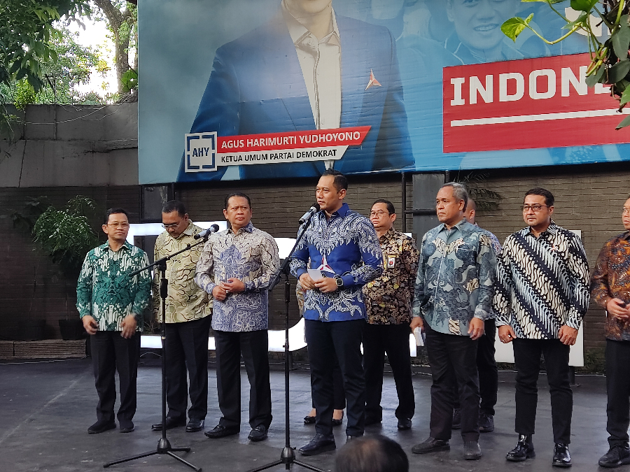 Ketua Umum Partai Demokrat Agus Harimurti Yudhoyono. (Foto/Ahda Bayhaqi)