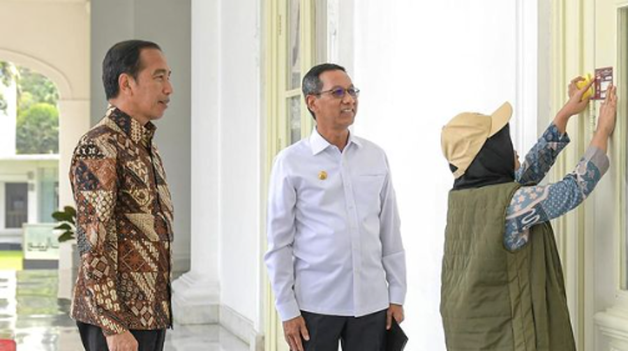 Heru Budi Hartono Dampingi Presiden Jokowi dalam Proses Pencocokan Data Pemilih untuk Pilkada 2024. (BeritaNasional/Instagram)