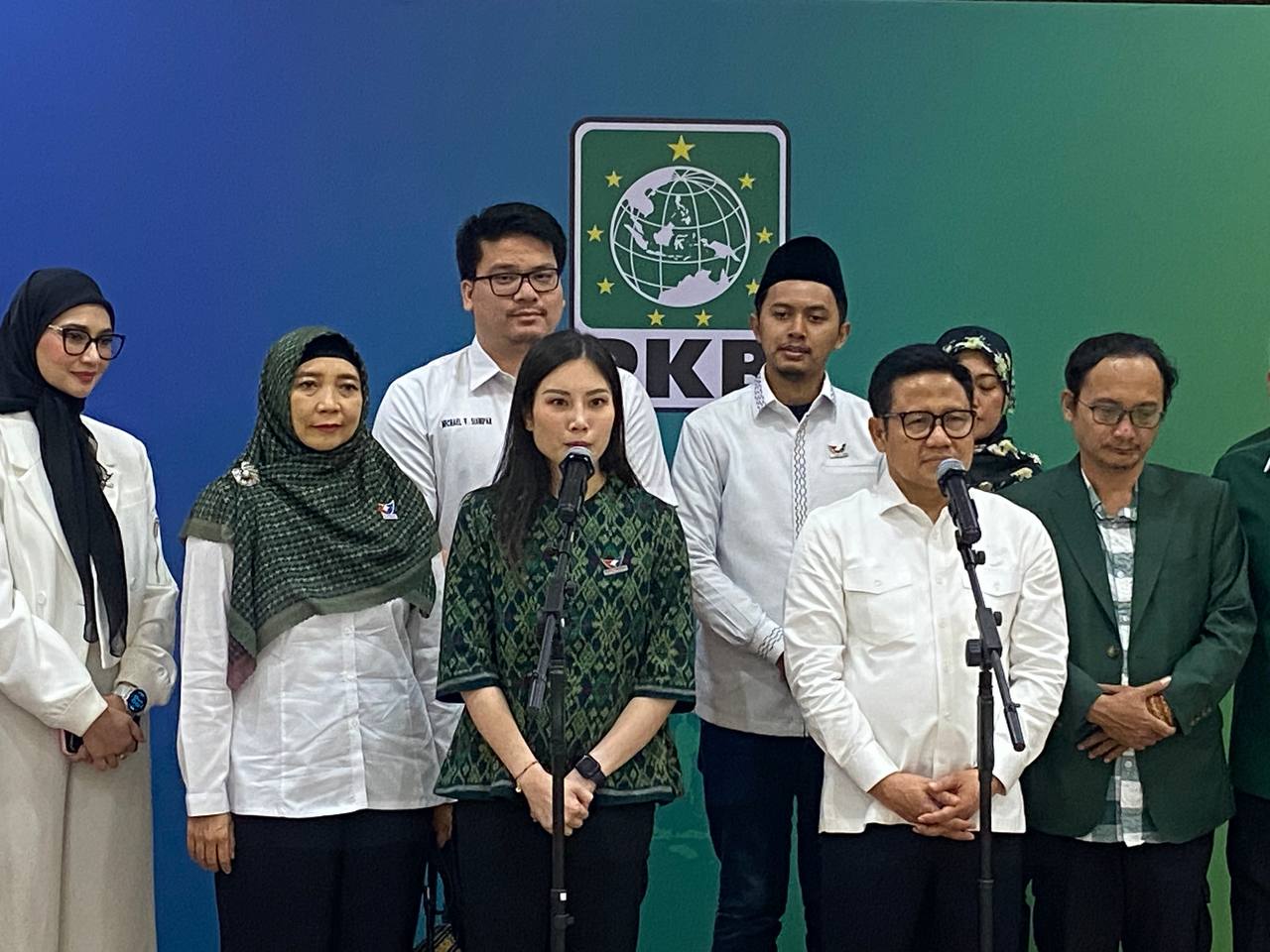 Partai Perindo melakukan pertemuan dengan DPP PKB untuk membahas kerja sama di Pilkada 2024. (BeritaNasional/Ahda Bayhaqi).