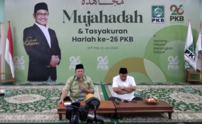 PKB mengungkap bahwa partainya diajak Partai Gerindra dan Golkar untuk kerja sama di Pilgub Jakarta. (BeritaNasional/Mufit).