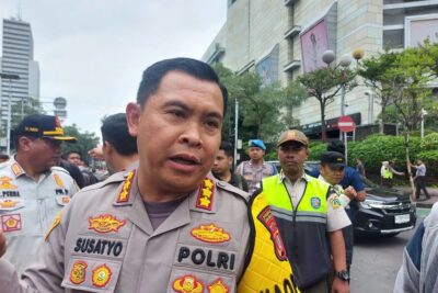 Kapolres Jakarta Pusat Kombes Pol Susatyo Purnomo Condro mengungkap peredaran narkoba di Jakpus. (Foto/Media Polri)