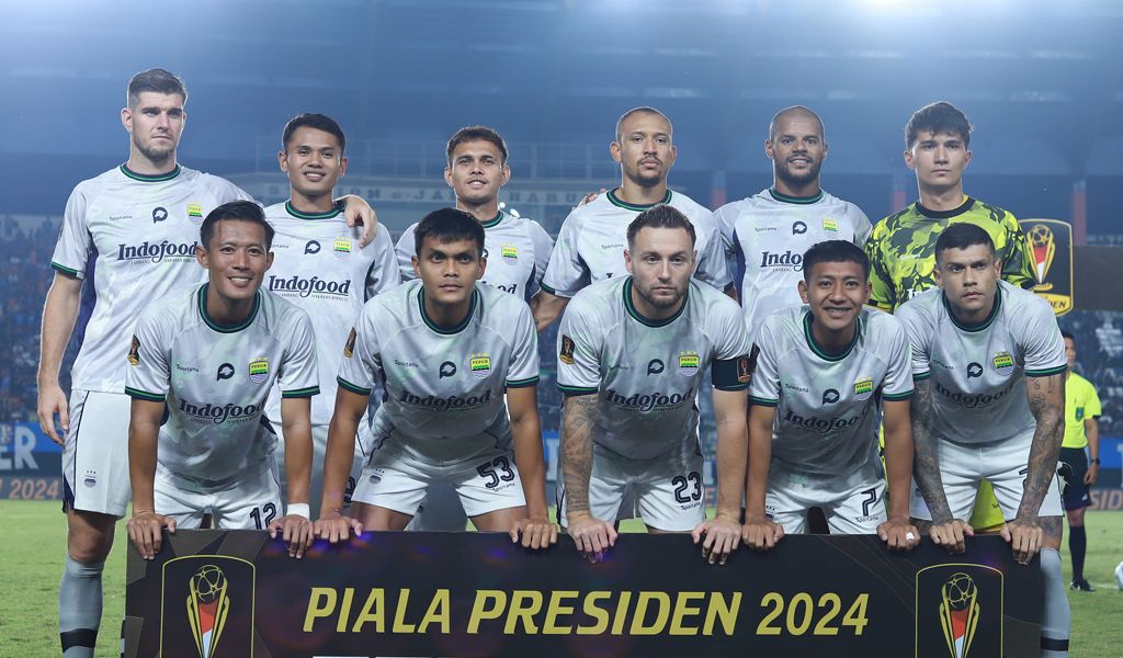 Skuad Persib Bandung di Piala Presiden 2024. (Foto/Persib.co.id)