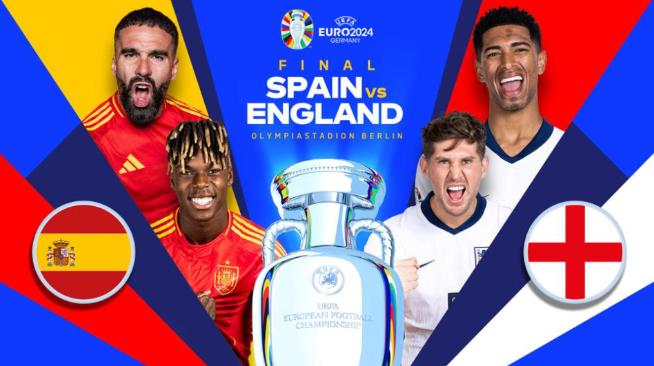 Final Euro 2024 antara Spanyol vs Inggris. (Foto/UEFA.com)