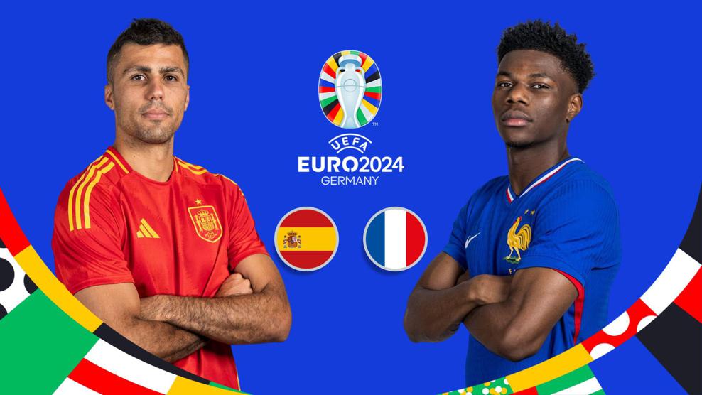 Spanyol vs Prancis di semifinal Euro 2024. (Foto/uefa.com)