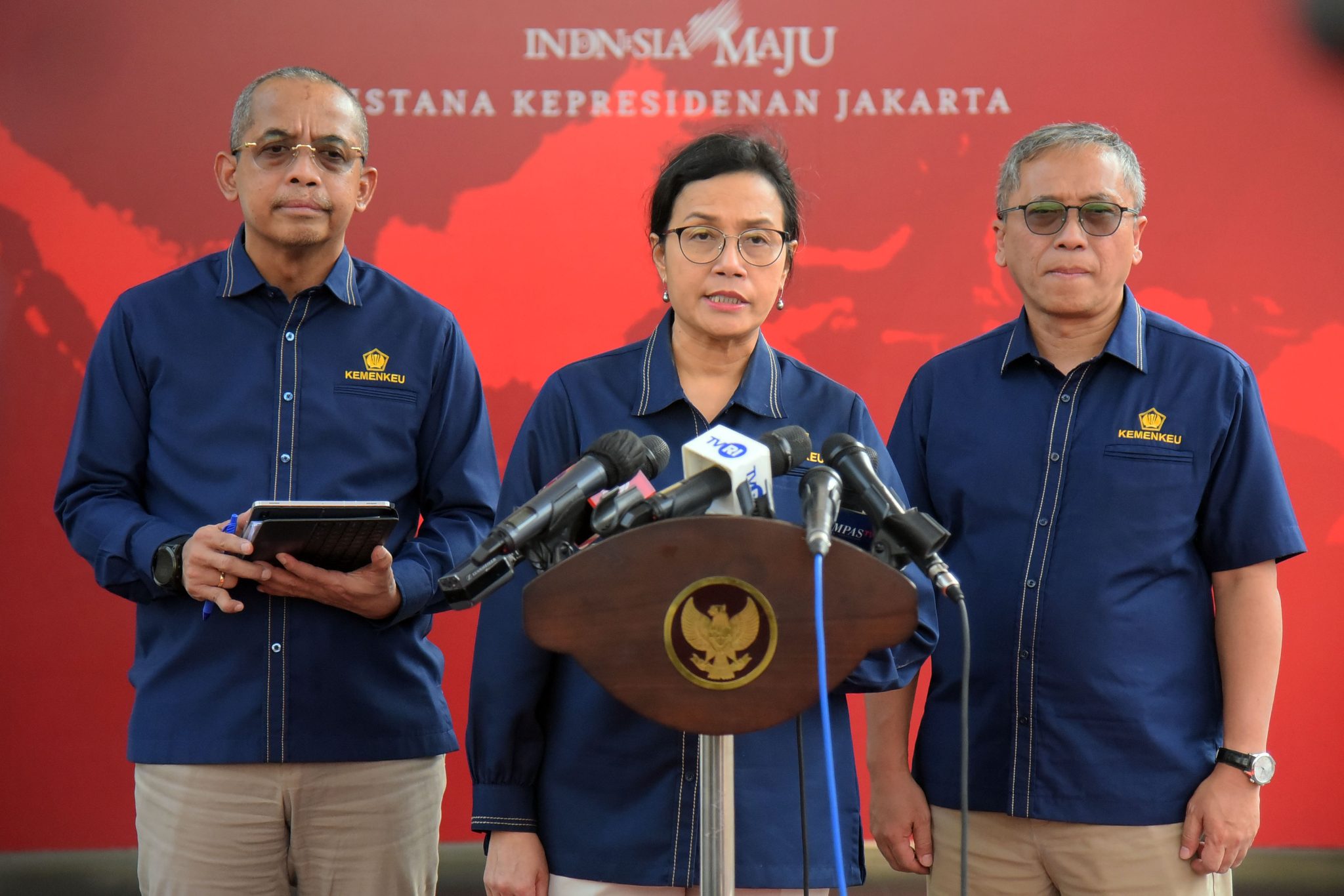 Menteri Keuangan (Menkeu) Sri Mulyani. (Setkab).