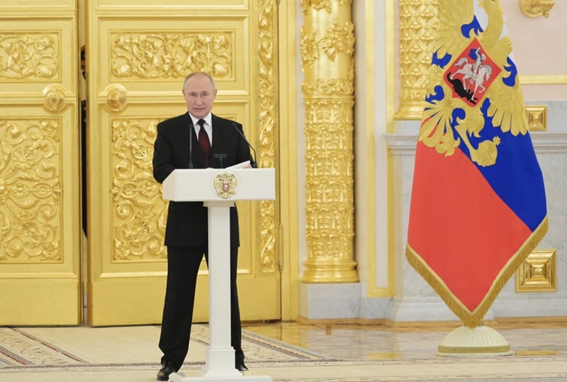 Warga Ukraina tolak syarat Putin (Foto/X President of Russia)