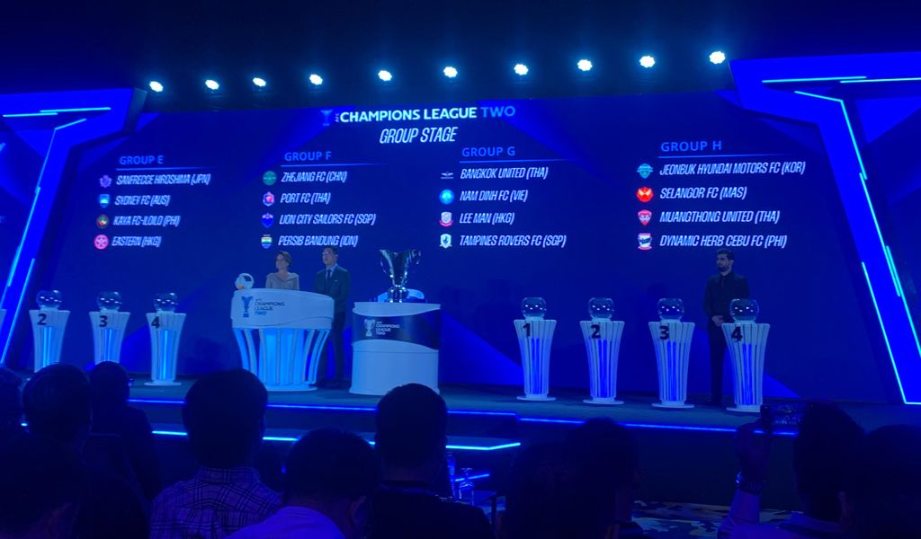 Hasil drawing AFC Champions League 2 musim 2024/2025. (Foto/Persib.co.id)