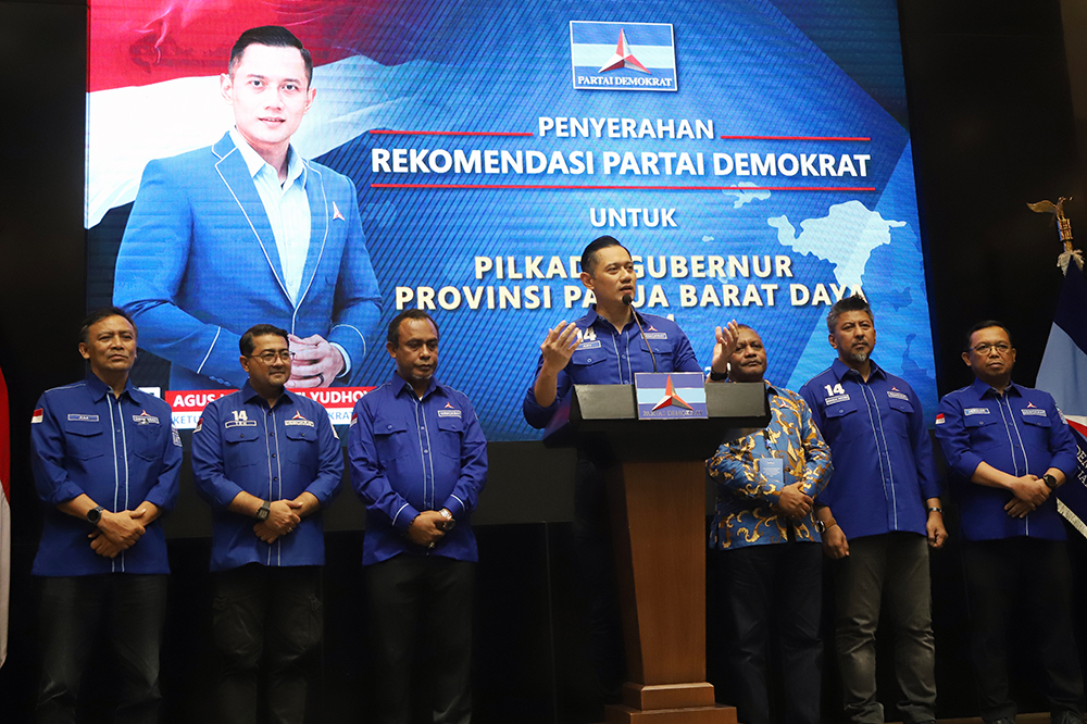 Ketua Umum Partai Demokrat Agus Harimurti Yudhoyono (AHY). (BeritaNasional/Elvis).