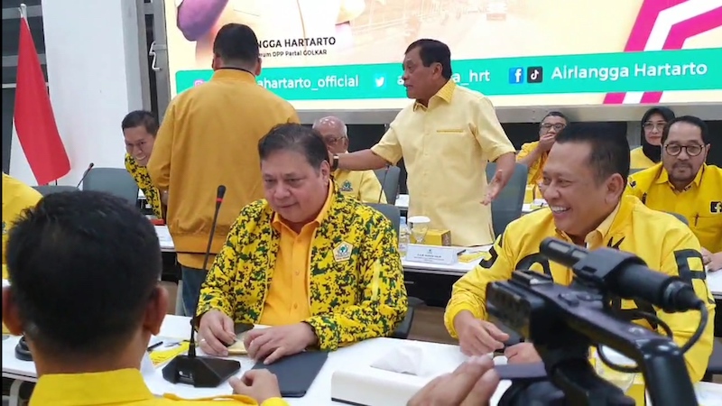 Mantan Ketua Golkar Airlangga Hartarto. (BeritaNasional/Ahda).