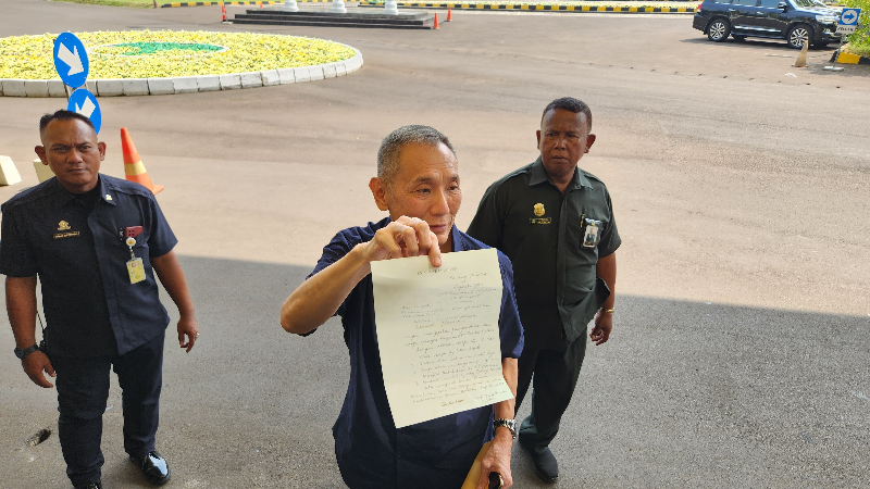 Jusuf Hamka alias Babah Alun mundur dari Golkar. (BeritaNasional/Panji Septo)