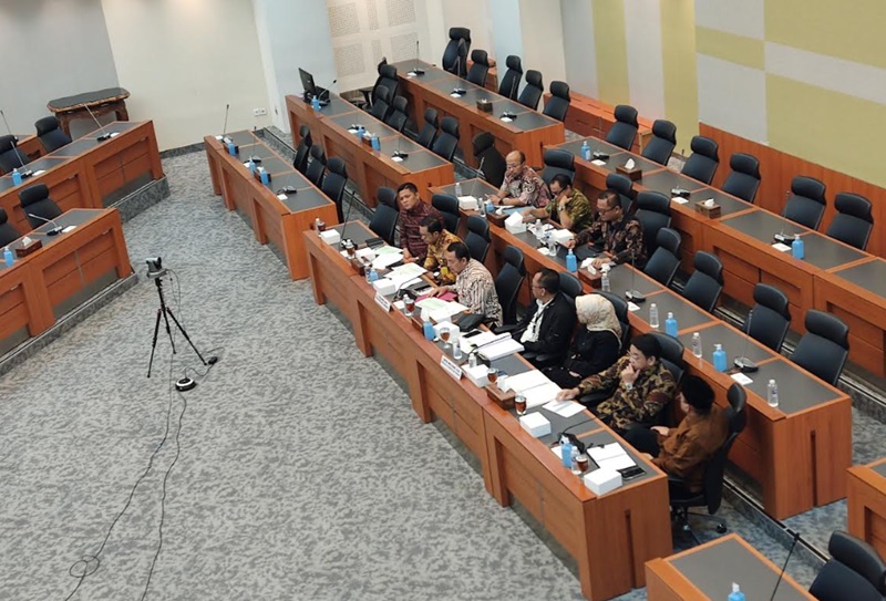 Ilustrasi Baleg DPR gelar rapat (Foto/Ahda)