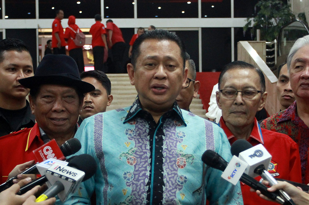 Waketum Golkar Bambang Soesatyo (Bamsoet) masuk daftar caketum. (BeritaNasional/Elvis)