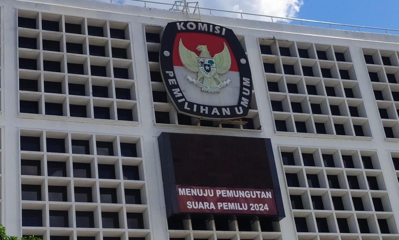 Logo Komisi Pemilihan Umum (KPU). (BeritaNasional/Oke Atmaja).