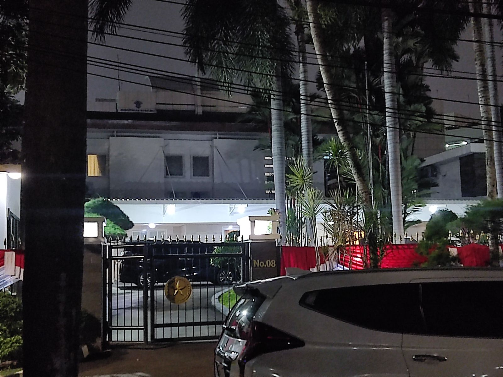 rumah dinas Prabowo di Jalan Widya Chandra III, Jakarta, Kamis (8/8/2024). (BeritaNasional/Ahda).