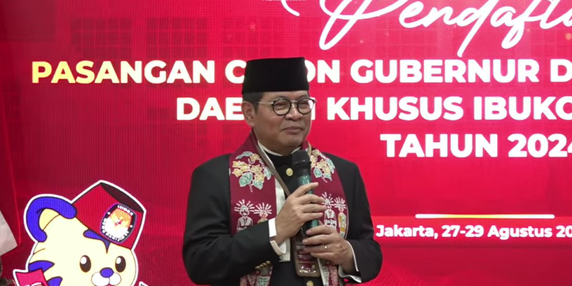 Bakal Calon Gubernur Jakarta Pramono Anung. (BeritaNasional/Tangkapan Layar)