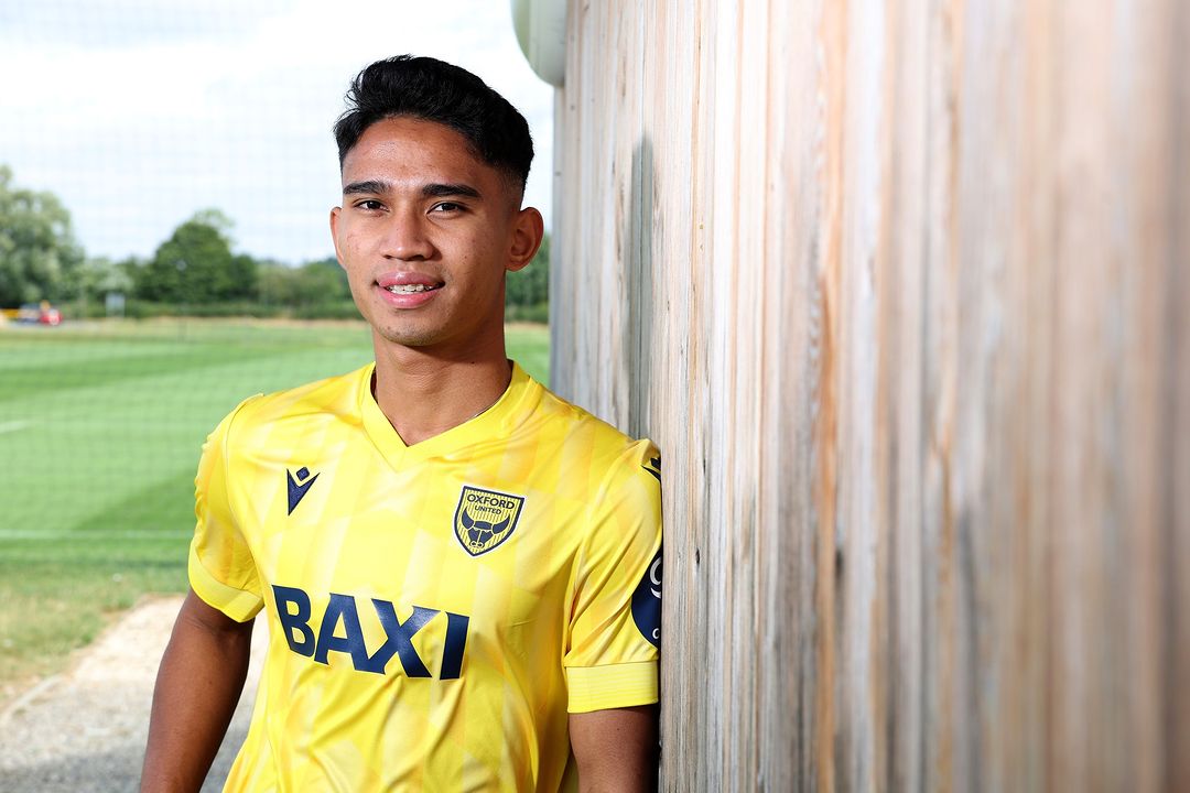 Marselino Ferdinan resmi bergabung di Oxford United. (Foto/Oxford United).