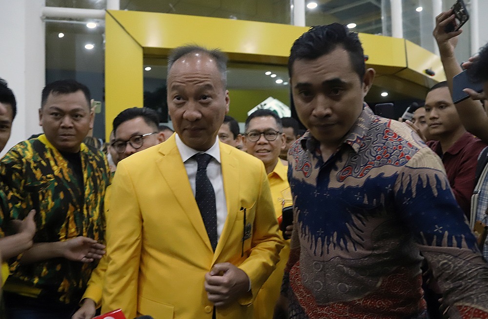 Waketum Golkar Agus Gumiwang Kartasasmita. (BeritNasional/Elvis).