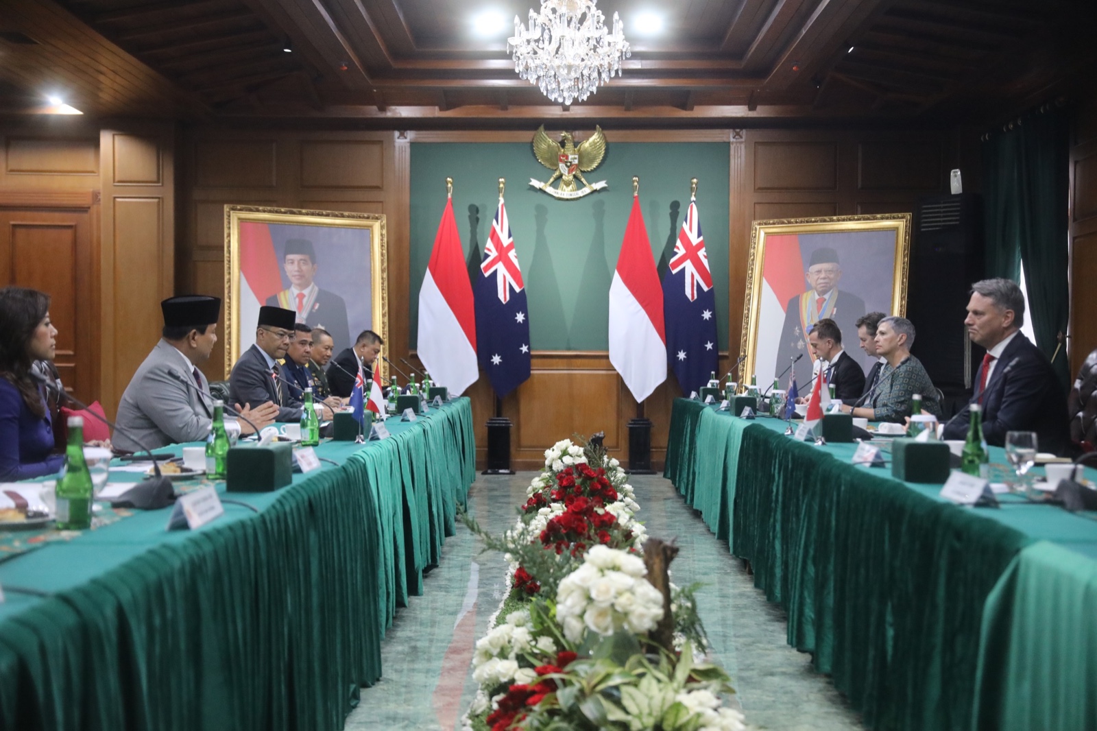 Wakil Perdana Menteri sekaligus Menteri Pertahanan Australia Richard Marles MP saat di Akmil Magelang. (Foto/Tim Prabowo).